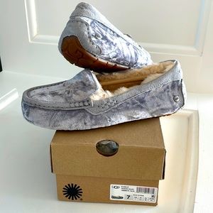UGG Ansley Crushed Velvet Moccasin Slipper, New in Box!